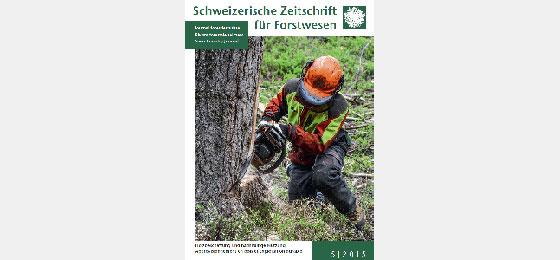 Dieses Bild zeigt das Deckblatt der Schweizerischen Zeitschrift für Forstwesen, Ausgabe 5 von 2015