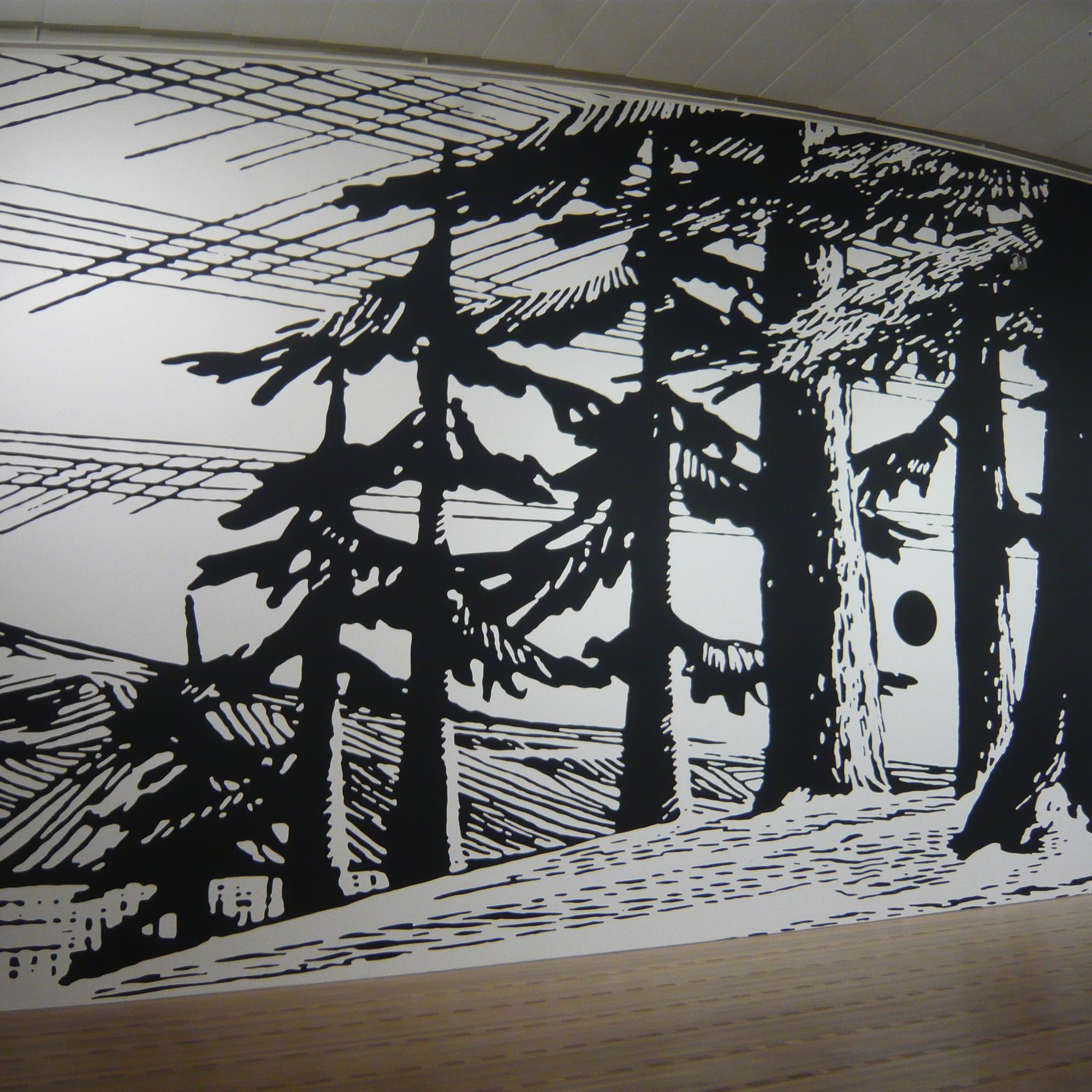 Bäume in Echtgrösse: Paul Morrisons schwarz-weisse Waldlandschaft im Zentrum Paul Klee